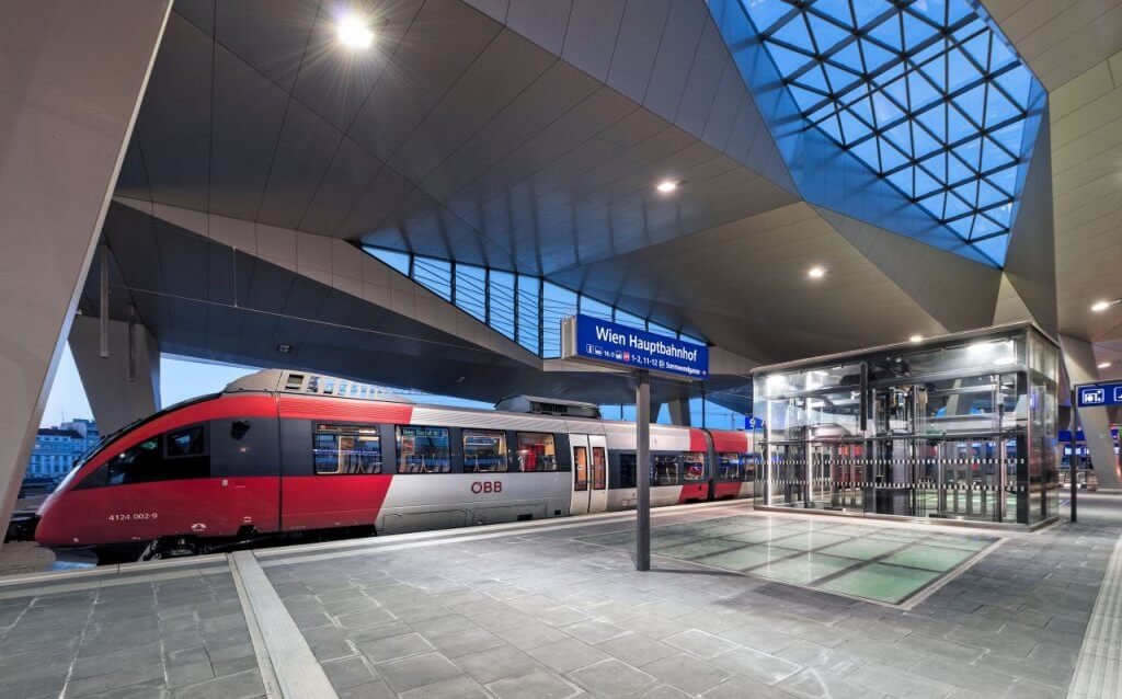 Vienna main train station. © ÖBB Roman Boensch