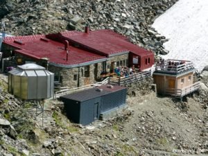 Glungezerhütte above Tulfes in Tyrol.