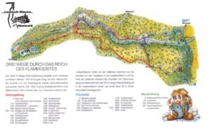 Trail plan of Leutascher Geisterklamm.
