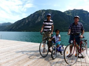 Cycling around the Achensee.