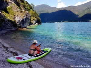 Lake Achensee paddle boarding.