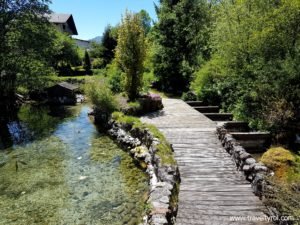 Fish ponds in Achenkirch, Tyrol.