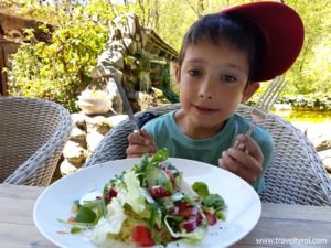 Mixed salad at Martin's Bistro, Achenkirch.