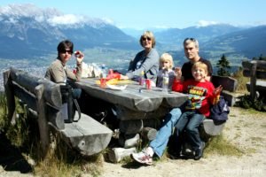 Picnic spot at the Muttereralm.