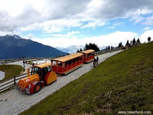 Serles train in Mieders Austria.
