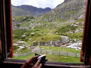 View from Sulzenauhütte in the Stubai Alps in Austria.