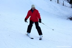 Tips vor beginner skiers.