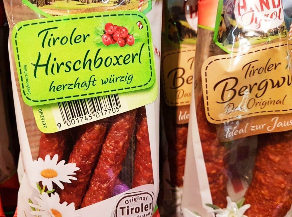 Tyrolean sausages