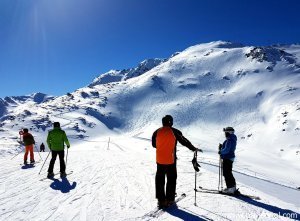 Skiing during Easter in Austria.
