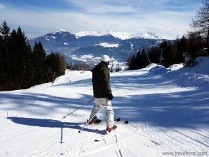Schanzlin practice slope Schlick 2000 in Stubai.