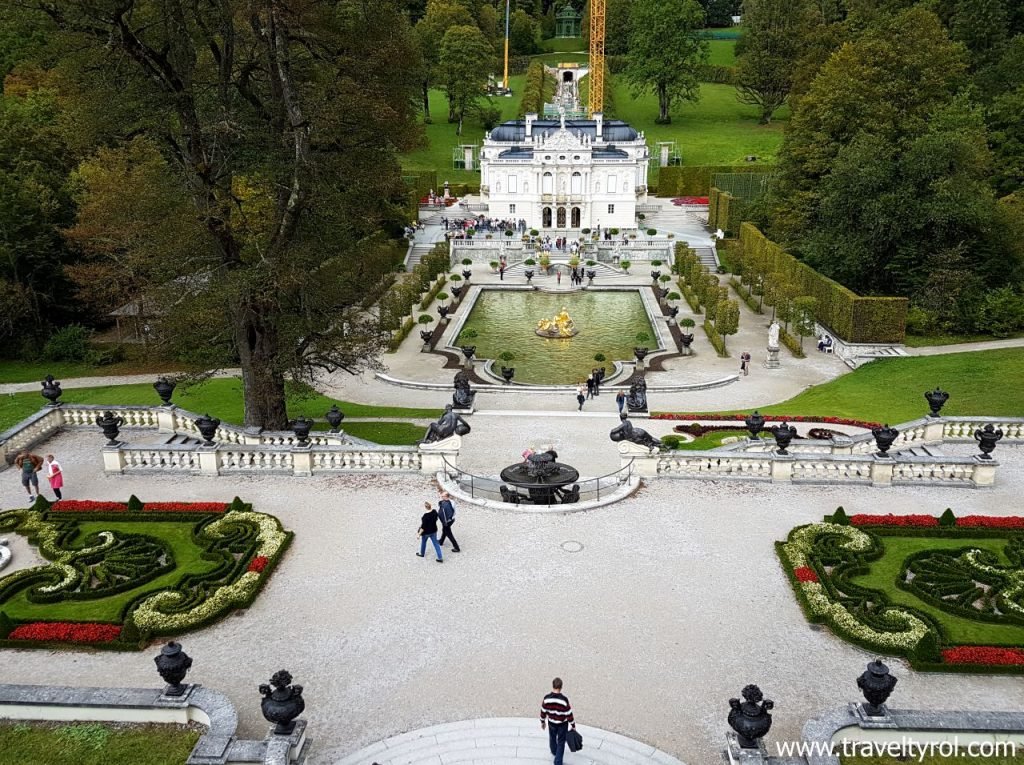 Linderhof Palace and park.