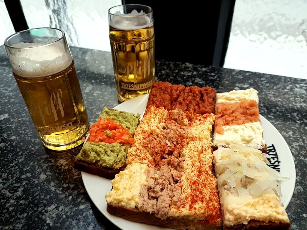 Trzesniewski sandwiches Vienna.