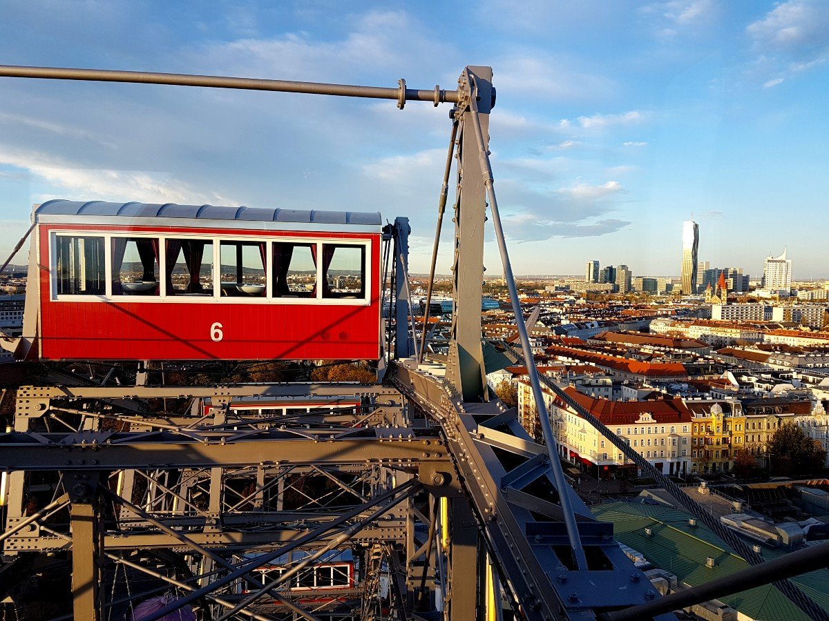Giant Ferris Wheel Vienna.