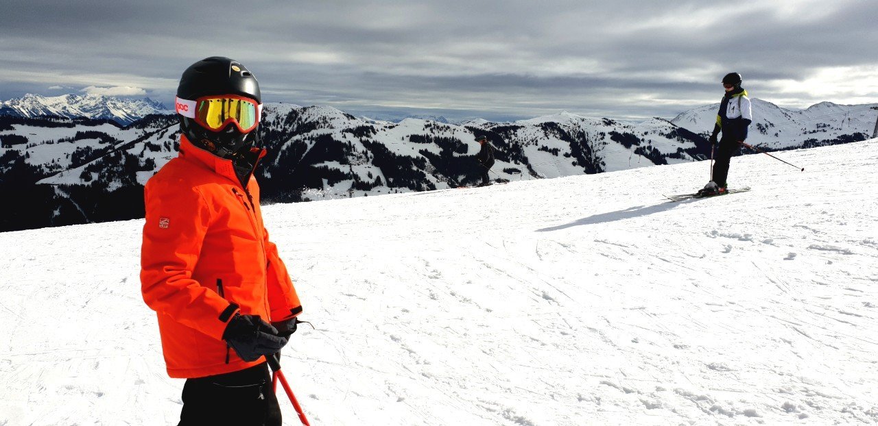 Alpbach family ski run.