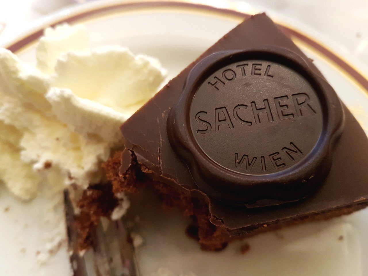 The original Sachertorte from Austria.