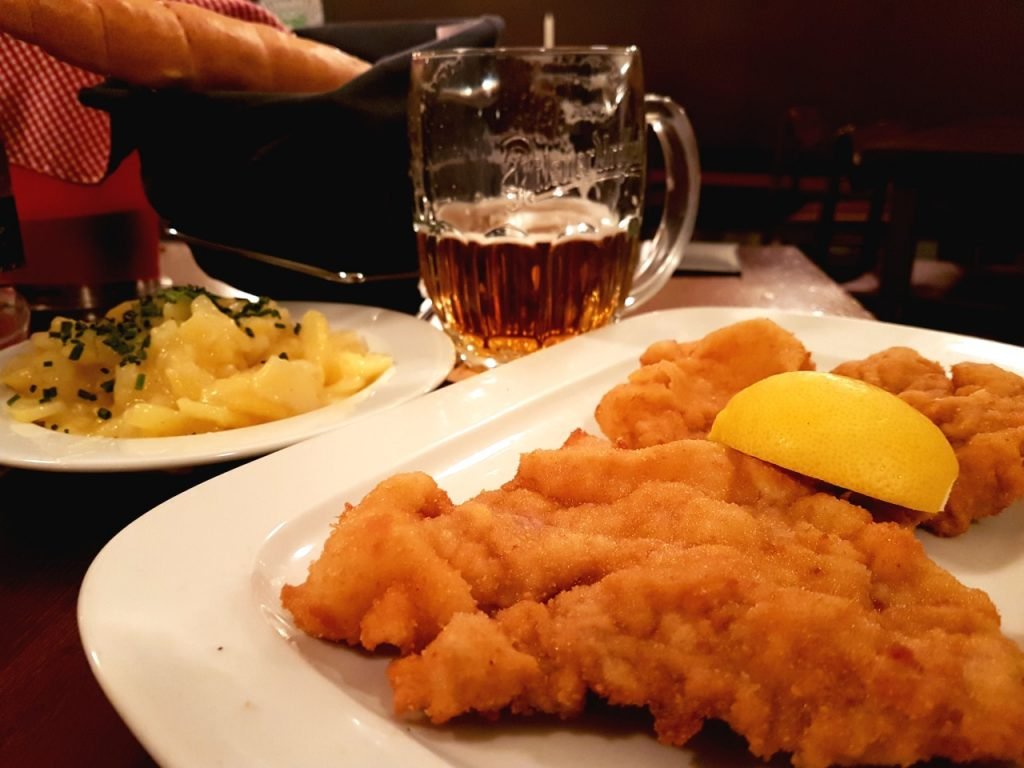 Wiener Schnitzel in Vienna.