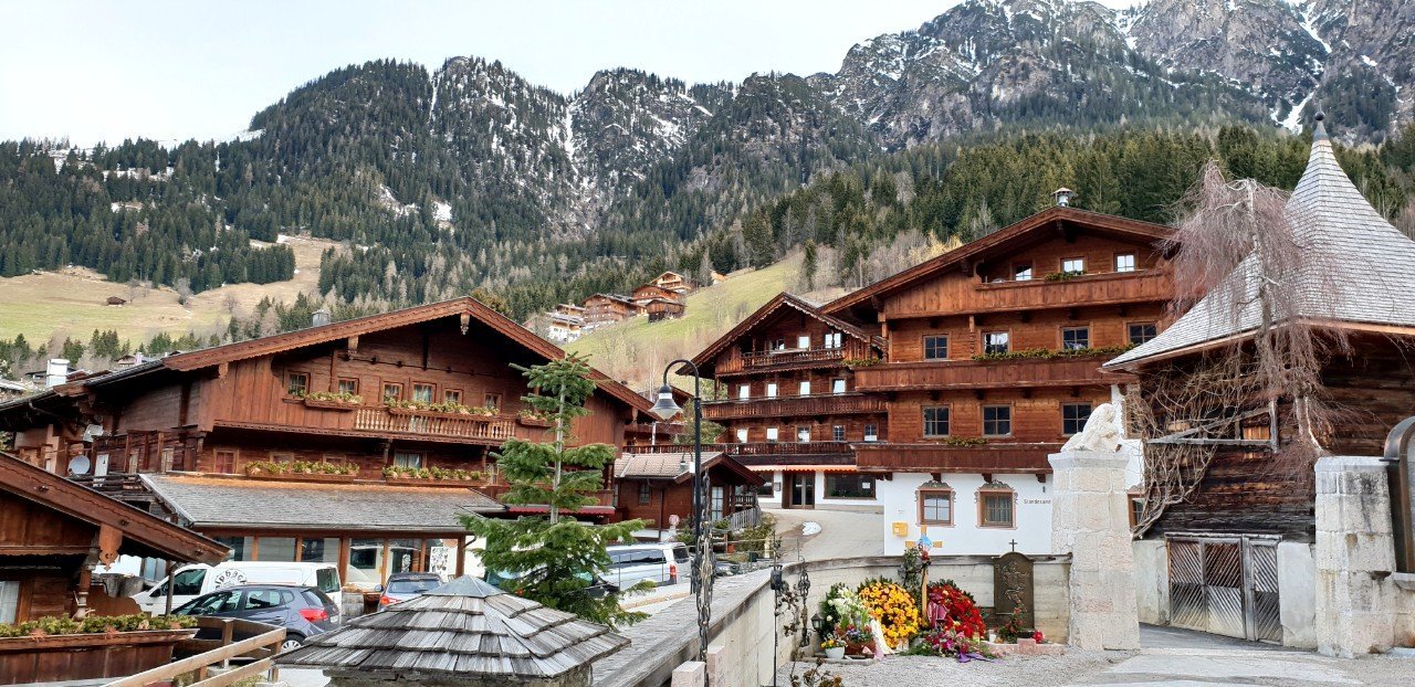 Alpbach in winter.