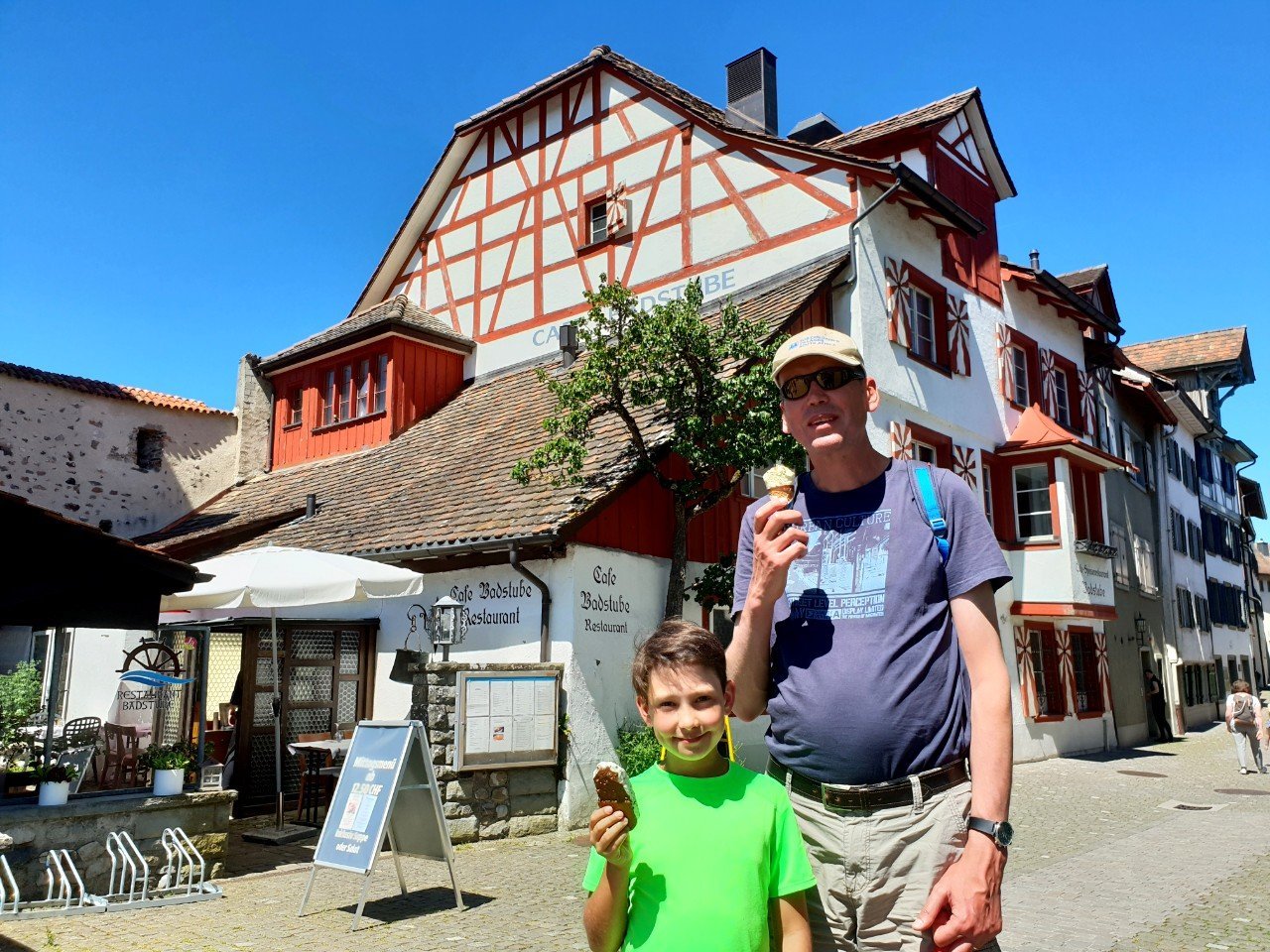 Choligass next to the Witches' Tower, Stein am Rhein.