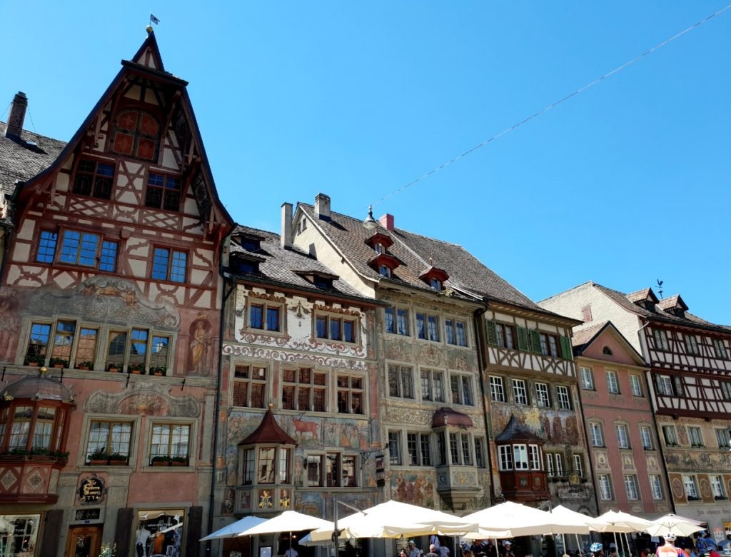 Stein am Rhein historic houses.
