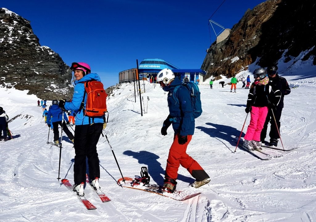 Top of Eisjochbahn.