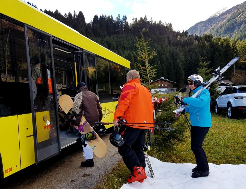 Stubai ski bus.