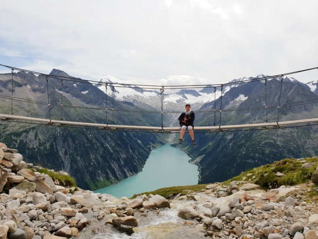 Olperer suspension bridge