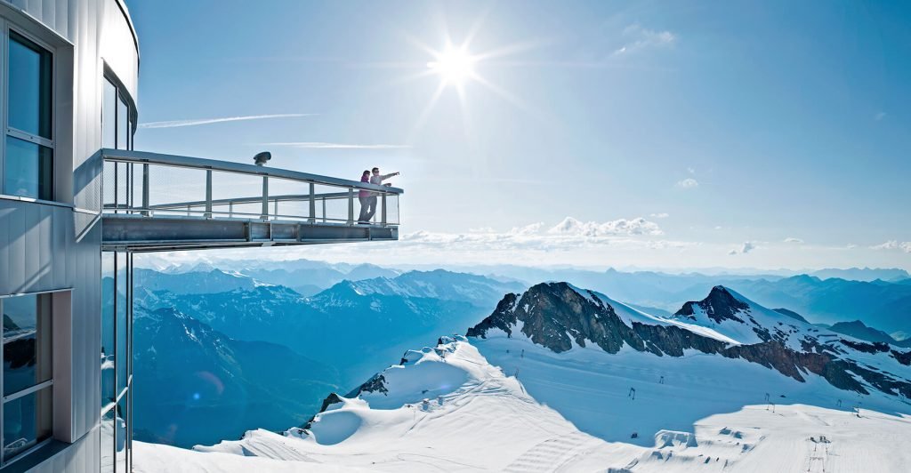 Kitzsteinhorn viewing platform.
