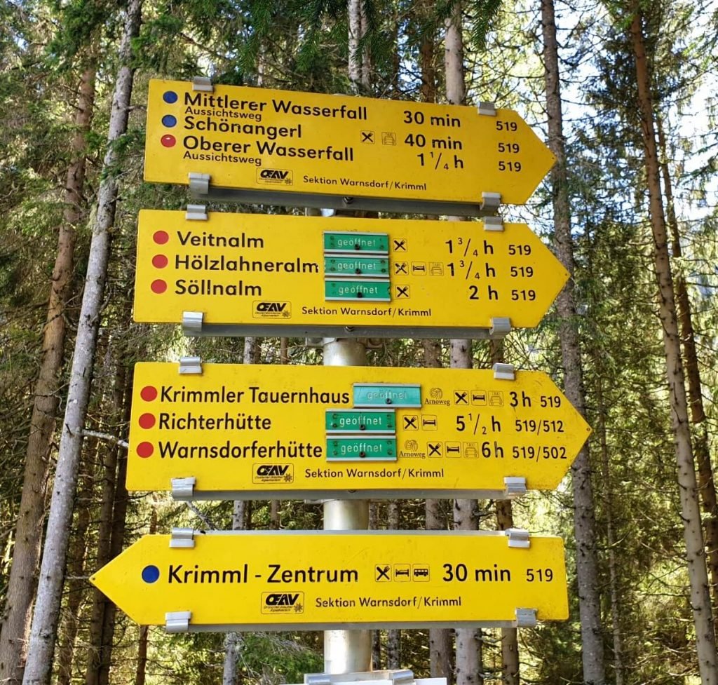 Krimml waterfall hike