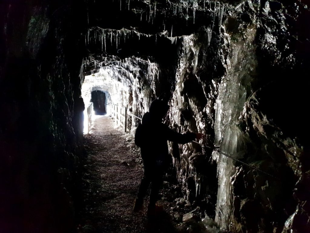 Tunnel on Partnach Gorge Hike