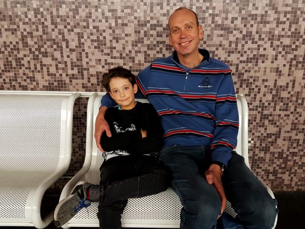 Vienna underground with kids