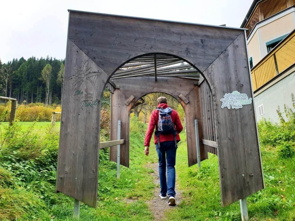 Sound of Music trail start in Werfen Austria.